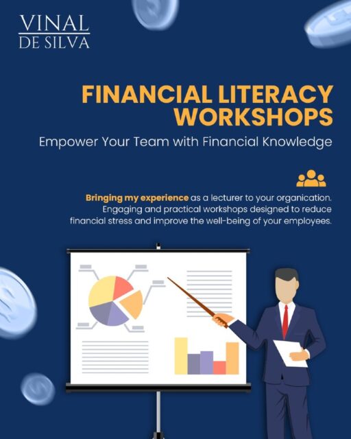 Empower your organization with Financial Literacy Workshops — practical, engaging programs led by an educator who makes complex topics clear and actionable.
These sessions reduce financial stress and improve well-being among your team.
Why partner with Vinal De Silva?
• Educator's Heart: simplifying difficult financial concepts so you really understand your financial plan.
• Consultant's Mindset: delivering strategic, actionable advice—not just selling products.
• We Planner’s Focus: your life goals always come first in every recommendation.
Let’s work together to build clarity, confidence, and financial health across your organization.
Connect with me via 071-768 3850.
#financialliteracy #financialeducation #financialwellbeing #financialhealth #workshops #financialfreedom2025